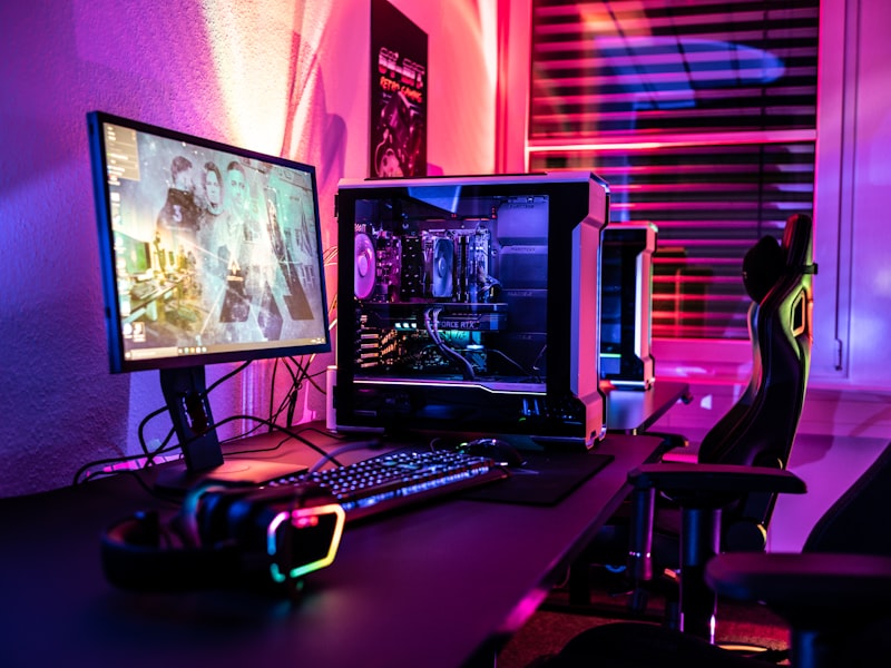 Player in a VR headset